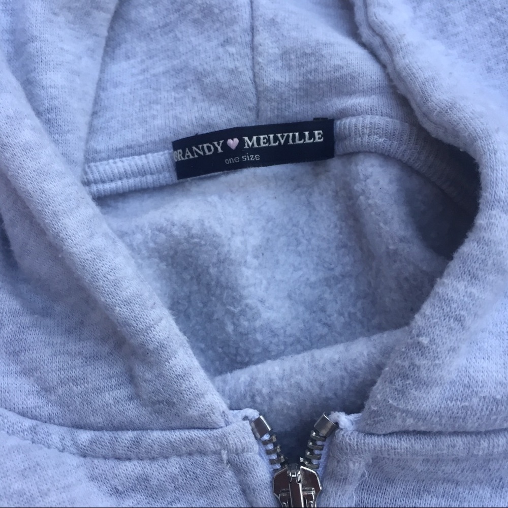 Brandy Melville Zip Hoodie